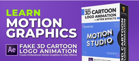 Motion Graphics: Create Fake 3D Cartoon Logo Animation in After Effects