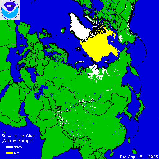 sea ice and snow cover 7 days sept 22 2025