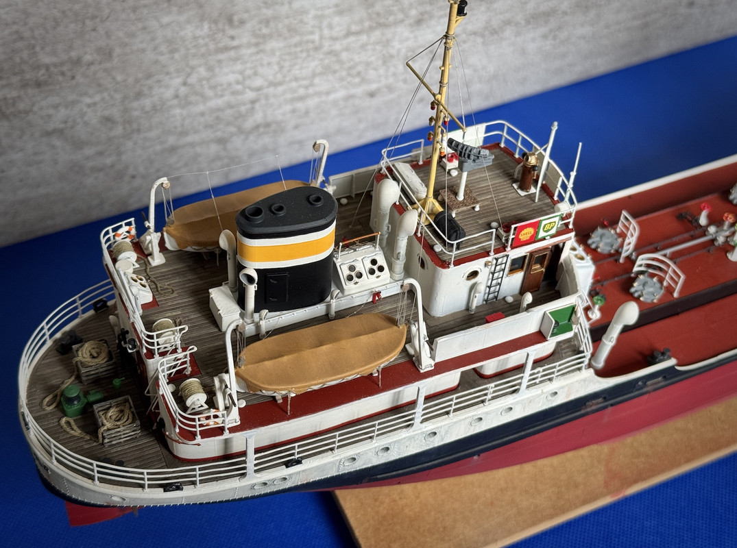 Ship model - Shell Welder - 1955 - UK Tanker Coaster - 3D Print - 1:100 18