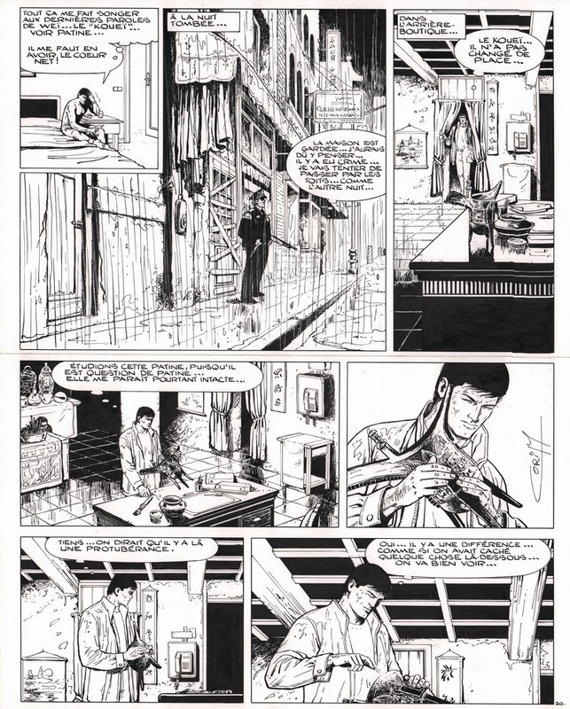 Planche 20  tome 54 Yang - Ying -36.5 x 45.6 cm (Copier)