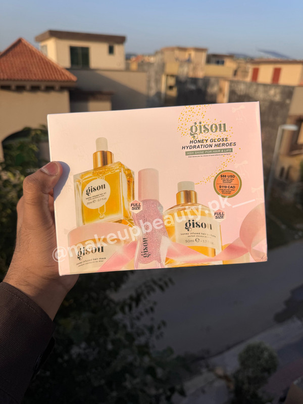 Gisou Honey Gloss Hydration Heroes Set 4 in 1 for Hair and Lips. - image 2