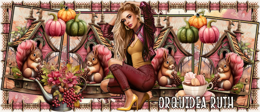 Ardilla y Calabazas orquidearuth