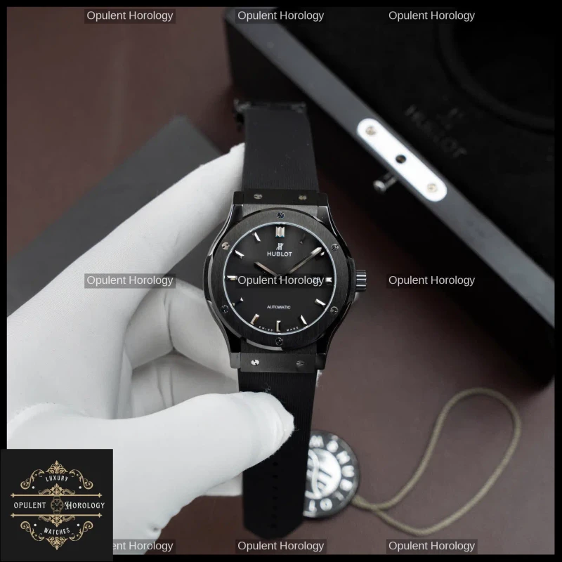 Hublot Classic Fusion Black Ceramic and King Gold Automatic Watch 42mm