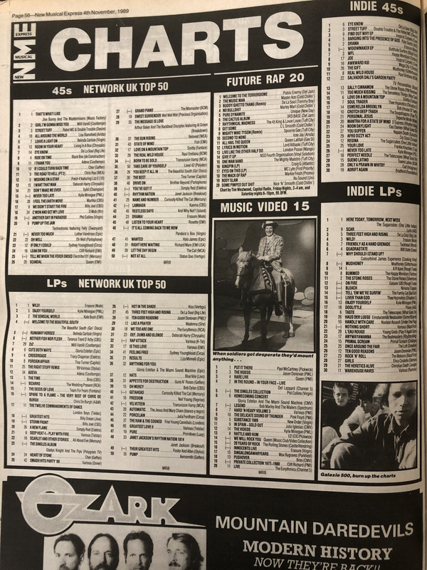 NME Nov 4, 1989. p. 56 (2)