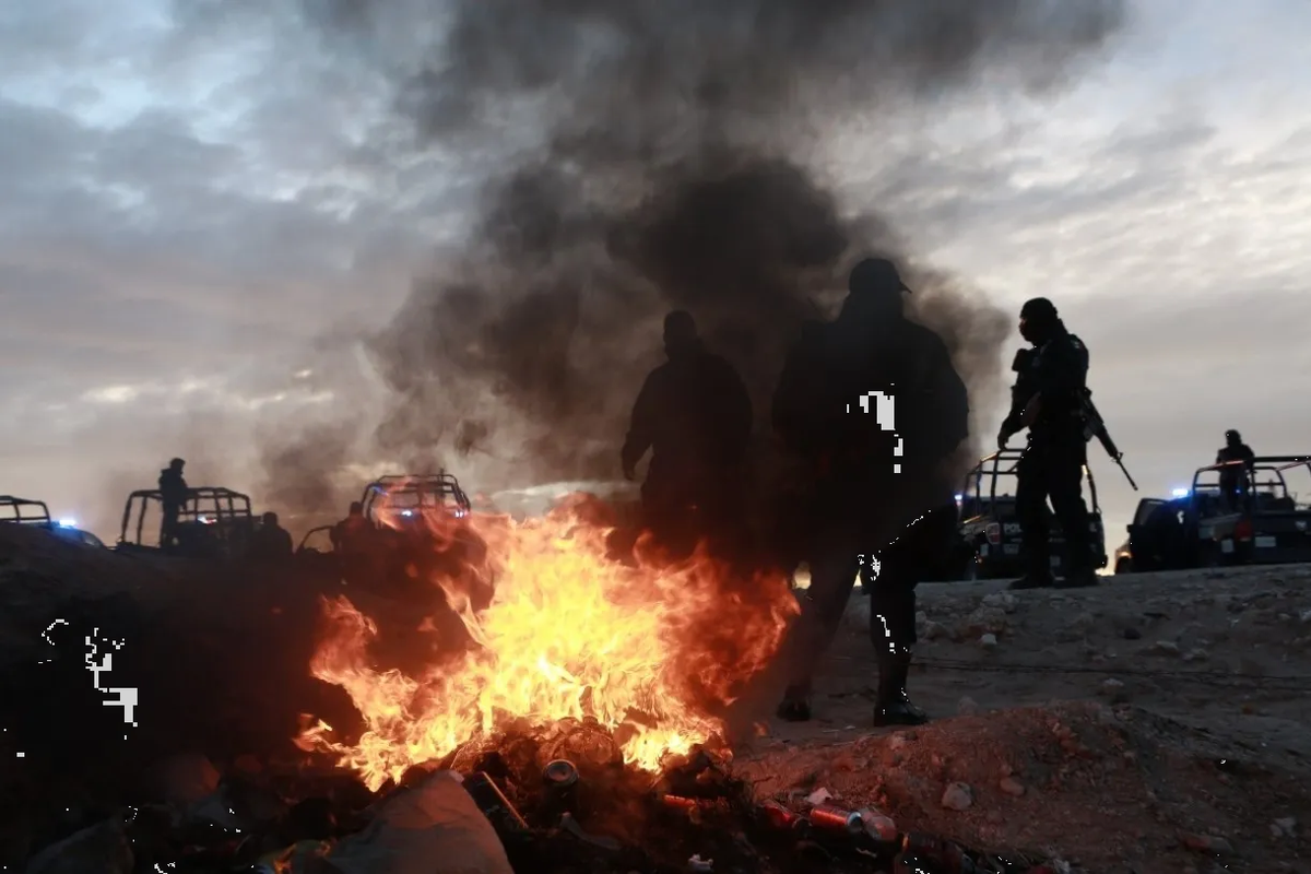 Presuntos miembros del CJNG quemaron cuerpos de sus rivales