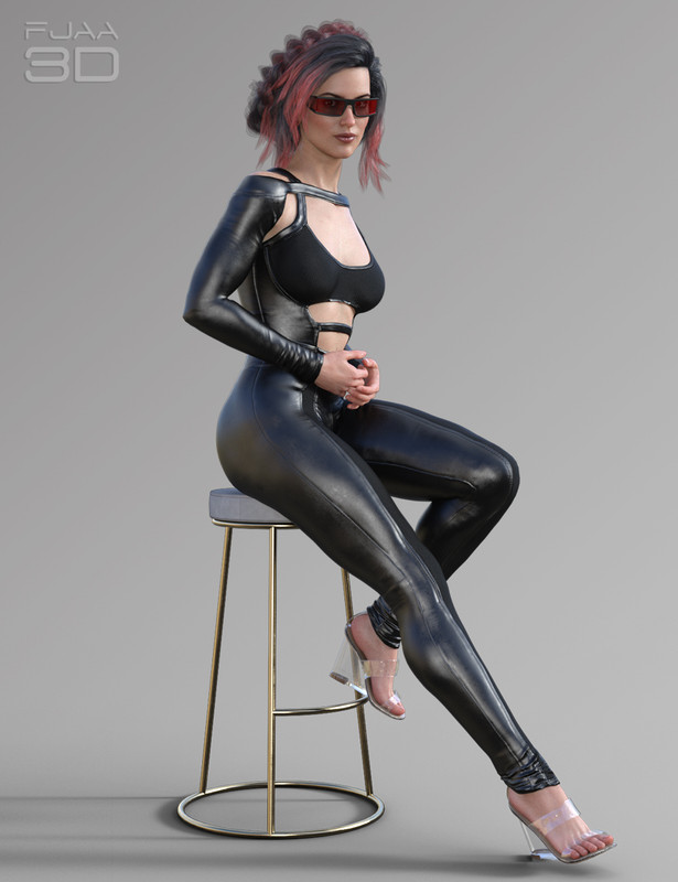 Elegant Skinny Jumpsuit for Genesis 8 Female(s)