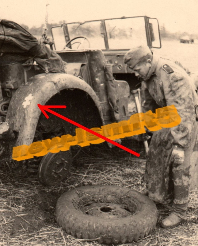 Reparatur PKW Kfz Kübel-Wagen Kennung maling Det