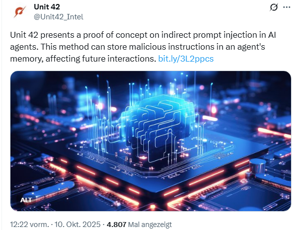 Indirect Prompt Injection