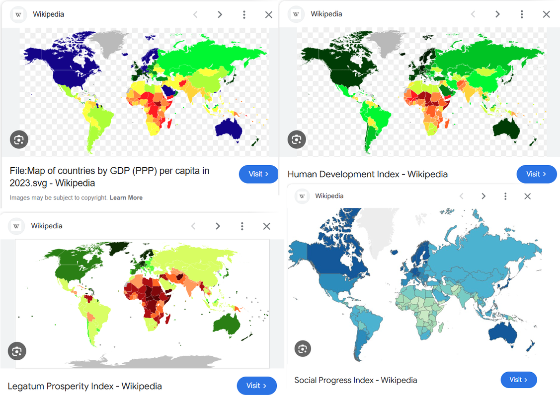 Afflucency aggregate global