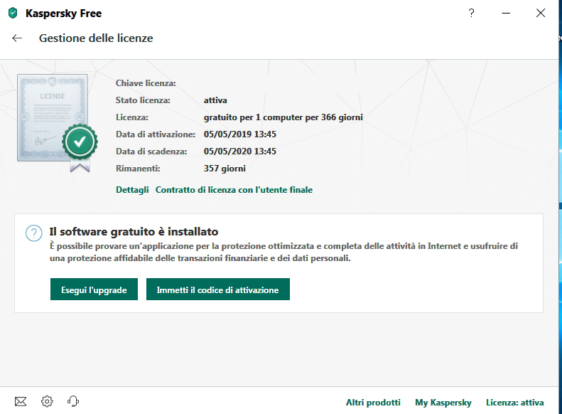 KAV Free LicenzaFREE