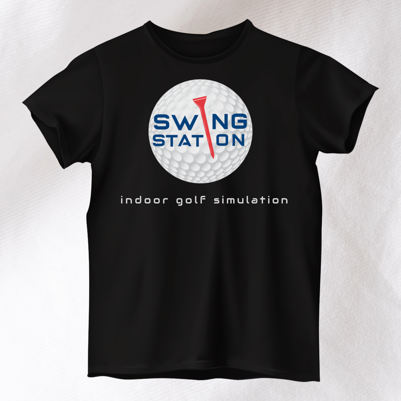 Black tee front