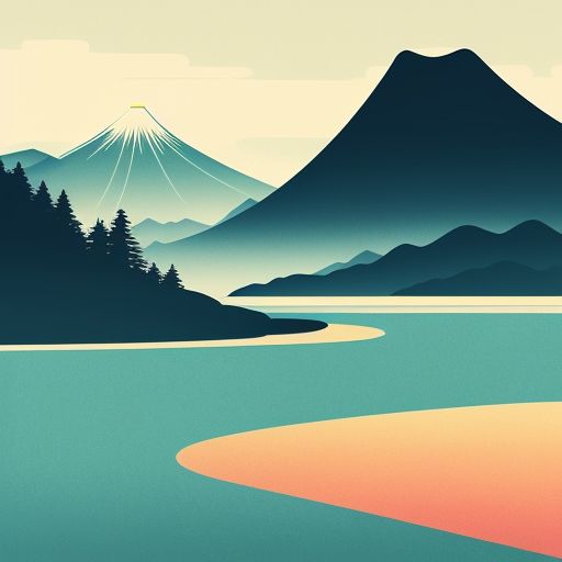 Painting-of-a-lake-with-trees-23