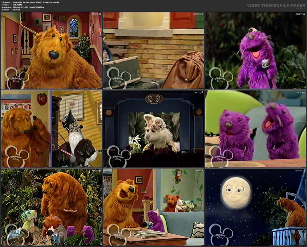 Bear in the Big Blue House S04E05 Rockin' Rocko.mkv
