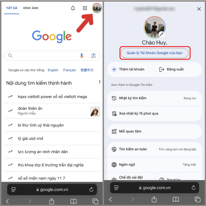 từ khoá bài viết