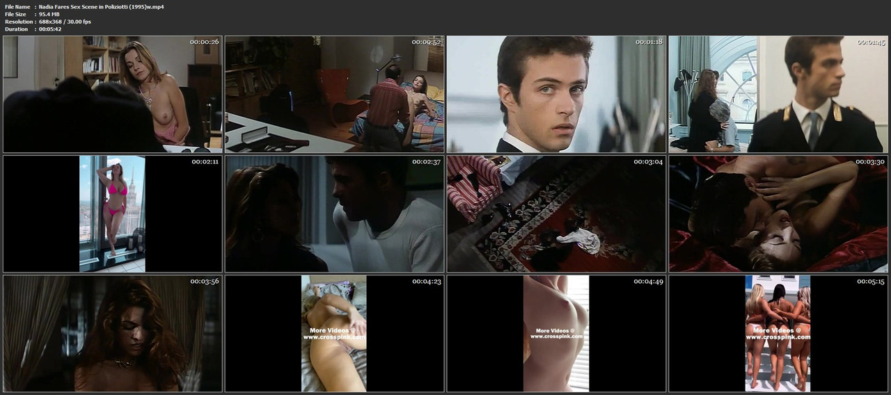 Nadia Fares Sex Scene in Poliziotti (1995)w.mp4