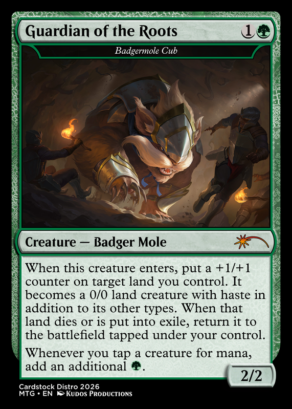 Badgermole Cub (Guardian of the Roots)