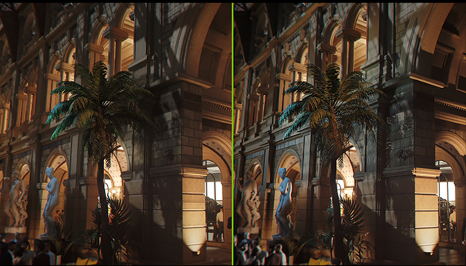 007 First Light path tracing comparison