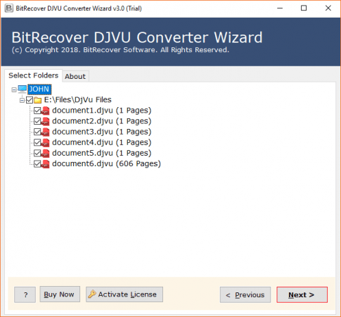 BitRecover DjVu Converter Wizard v3.3