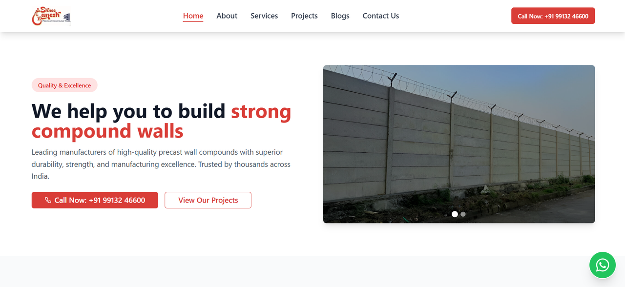 Shree Ganesh Precast – Precast wall manufacturers