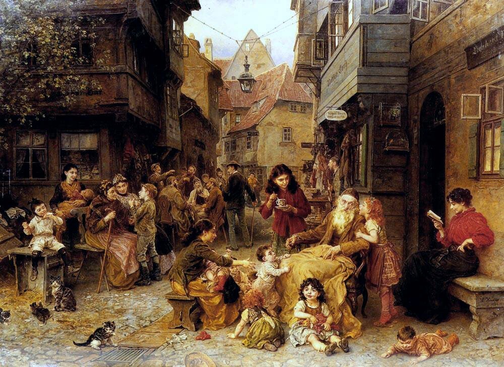 7-Ludwig-Knaus-In-the-shtetl