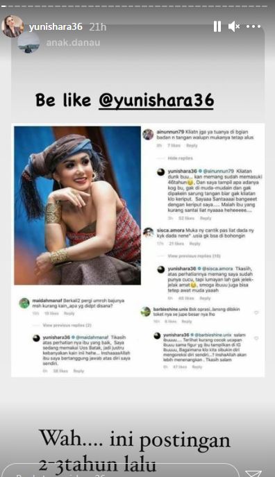 Postingan Yuni Shara