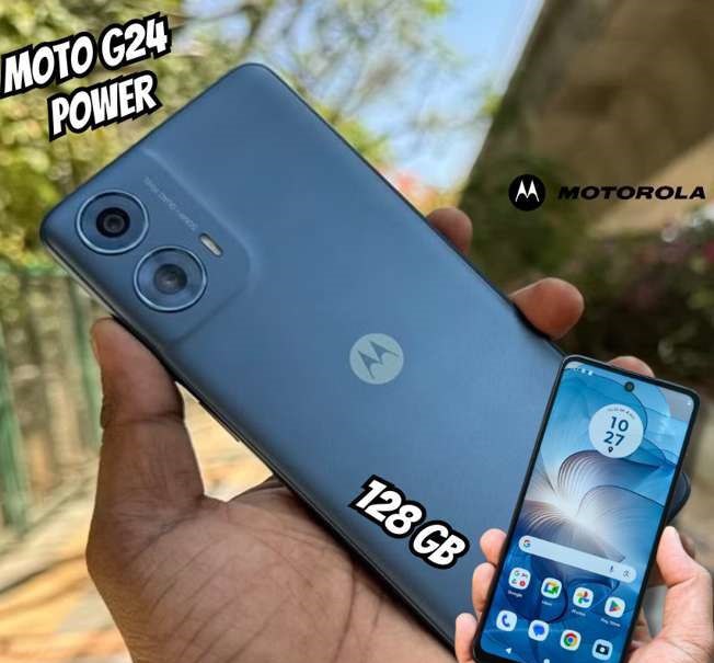 Smartphone Motorola Moto g24 Power – 128GB 8GB Ram Boost Camera 50MP com Moto AI 6000 mAh