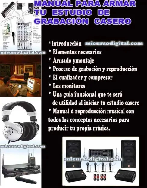 Armar su  estudio de grabación