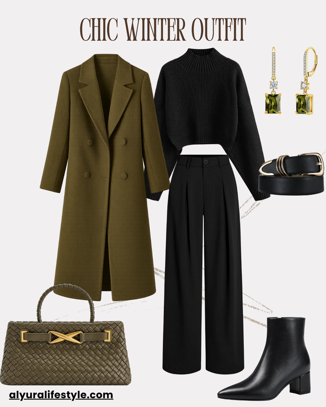 Elegant Winter Outfit ❄️