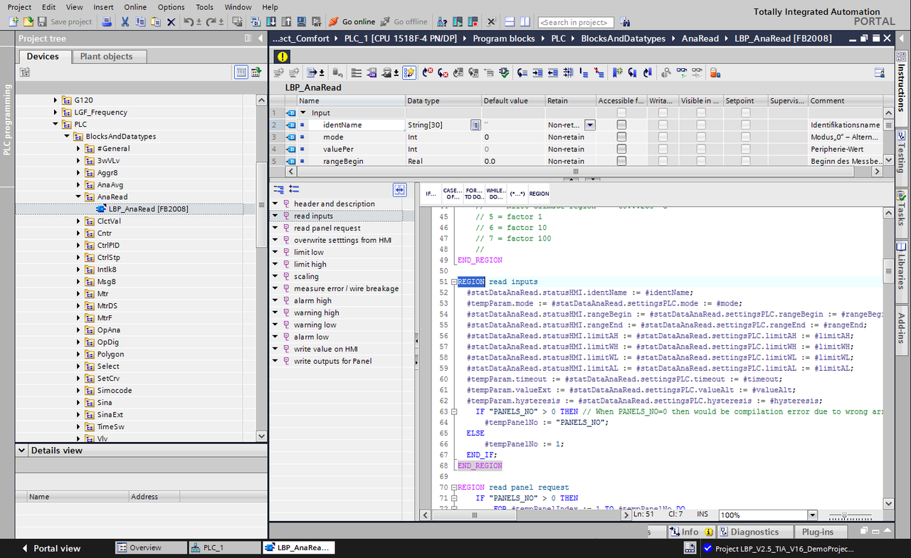 Library for Basic Processes (LBP) for TIA Portal V15 Library for Basic Processes (LBP) for TIA Portal V15