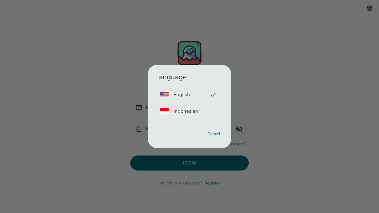 Localization Dialog