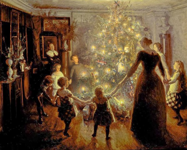 La coltura degli alberi di Natale (T. S. Eliot) dans Avvento Glade-Jul-di-Viggo-Johansen