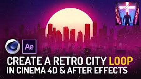 Create a Retro City Loop in Cinema 4D & After Effects