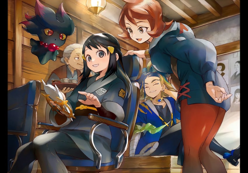 akari-arezu-adaman-and-misdreavus-pokemo