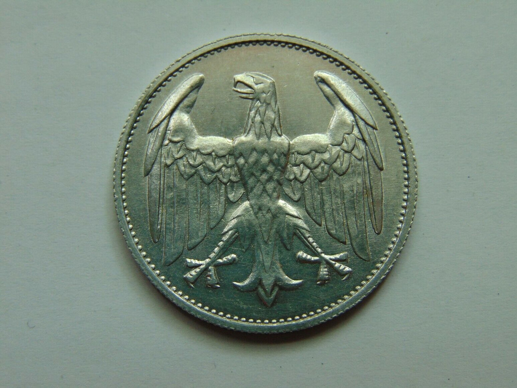 República de Weimar -  Monedas de sustitución e inflación 1919 - 1923 3m-1922d