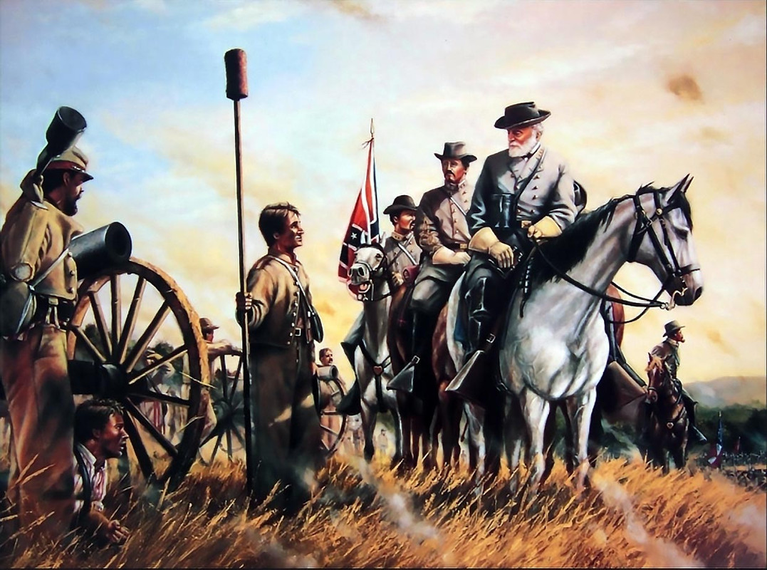 Civil Americana,Bull Run 2ª ,Encuentro casual,General Lee se encuentra con su hijo menor, Pvt,. Robe