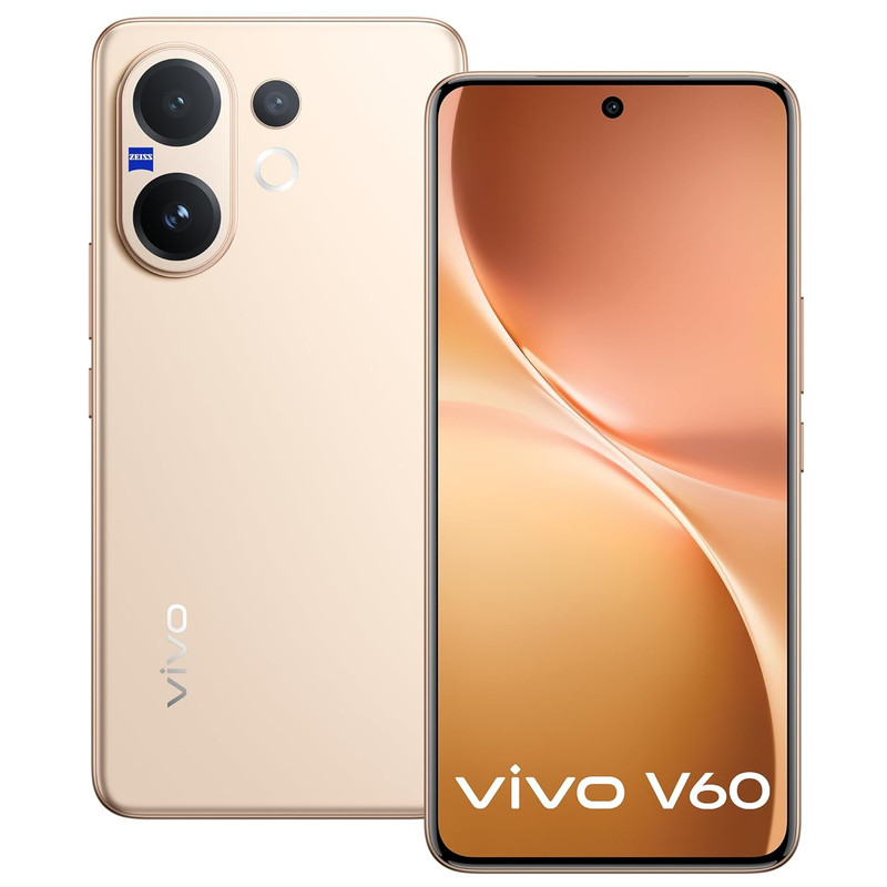 Vivo V60 5G (Auspicious Gold, 8GB RAM, 256GB Storage) Refurbished