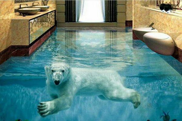 Наливные 3D полы в квартире