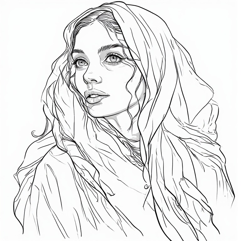 Madonna-l-Line-drawing-natural-(61)