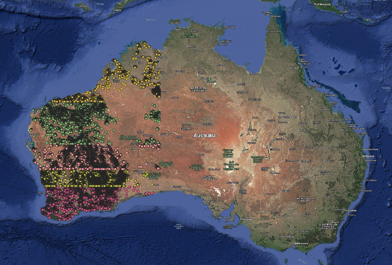 QGIS oz map
