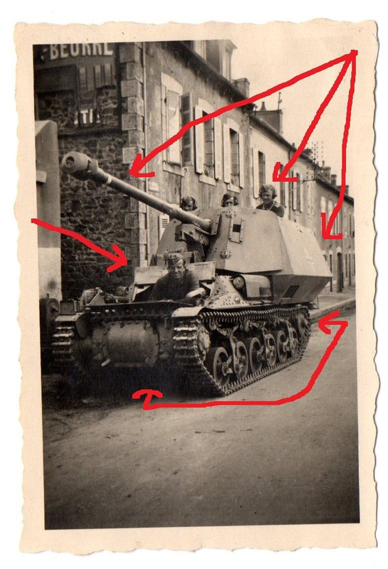 Panzerjäger Marder I SdKfz 135 , 2 WK Foto Nr 1.