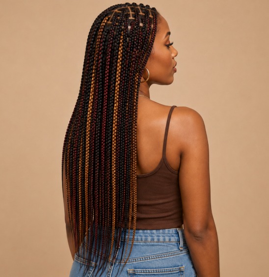 Colorimetría para trenzas