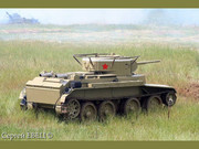 Советский легкий колесно-гусеничный танк БТ-7, "Линия Сталина", Заславль BT-716