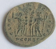 AE3 o Centenional de Constantino I. GLORIA EXERCITVS. Arlés IMG-20210110-124322
