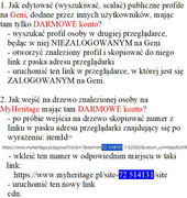 Geni i MH - darmowe konto