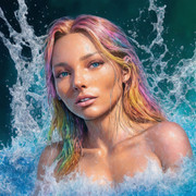 Ирина Баева/Irina Baeva - Страница 5 Irina-Baeva-Modern-Hyperrealism-paint-Ai-007