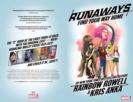 Runaways by Rainbow Rowell v01 - Find Your Way Home (2018)