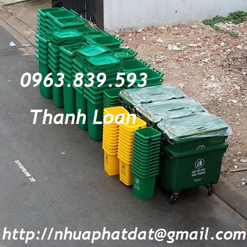 Thùng rác ngoài trời / thùng rác nhựa 100L. lh: 0963.839.593 Ms.Loan Thung-rac-nhua-moi-khu-do-thi