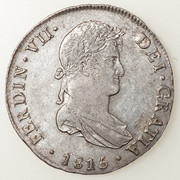8 reales Fernando VII. 1815. Lima. PAS5669