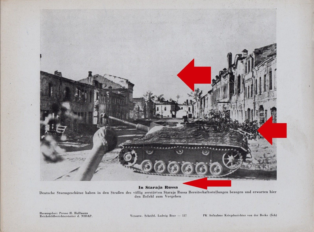 Sturmgeschütz in Staraja Russa