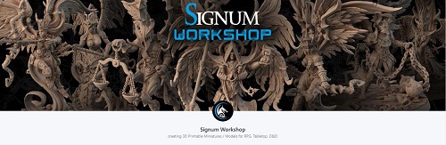 Signum Workshop - Collection of High Quality 3D Printable Miniatures